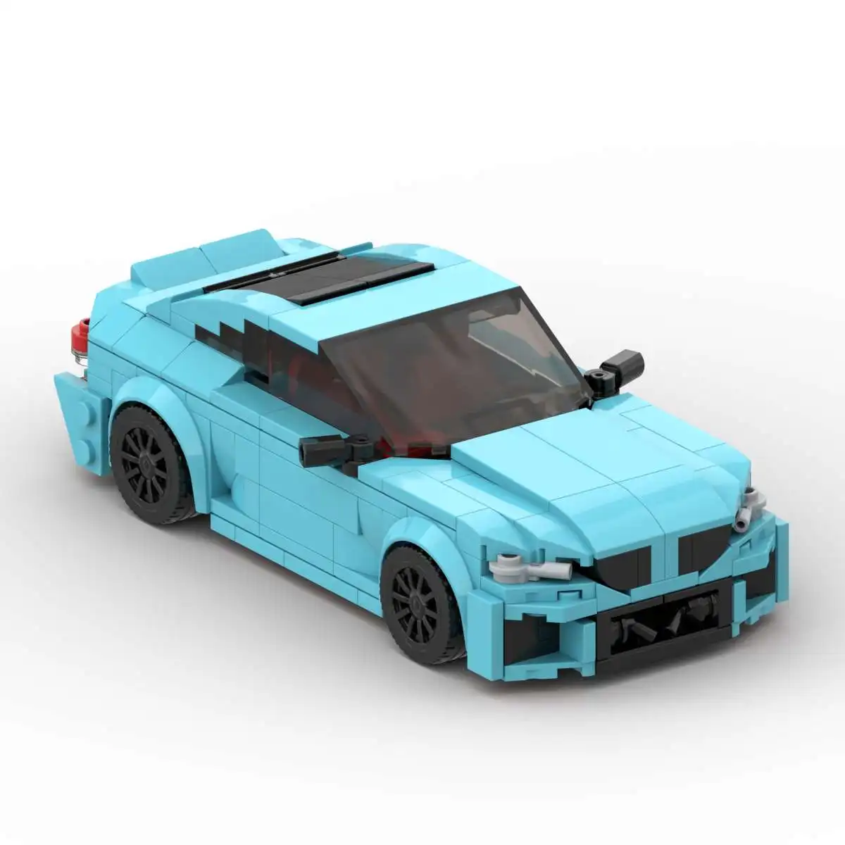 City Speed Racing Fahrzeugmodell Klassischer M2(G87) Supersportwagen MOC Baustein-Set DIY Kinder-Montage-Spielzeug Jungen Geburtstagsgeschenk – Detail 3