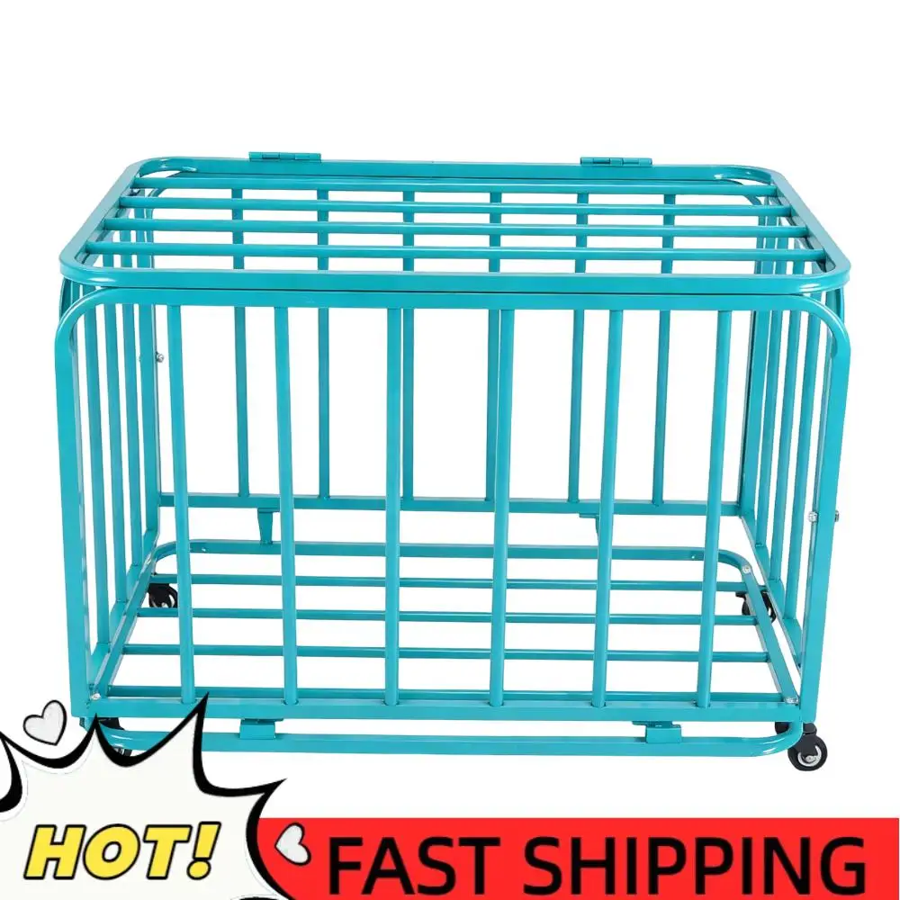 

Folding Mobile Football Storage Basket with Wheels and Lid Rolling Ball Storage Holder Cart for Garage School Kindergarten