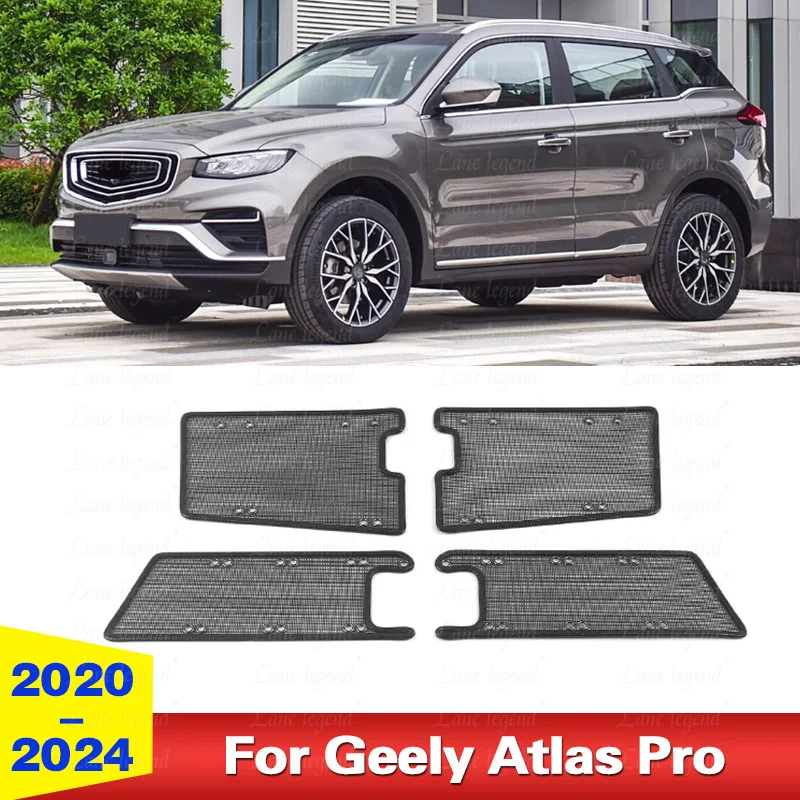 Fit For Geely Atlas Pro 2020-2024 Front Grille Mesh Insect Net Cover Radiator Protect Anti Pest Dust Exterior Accessories