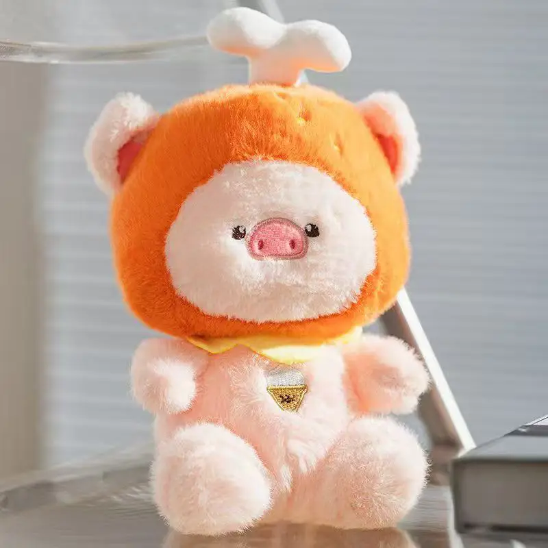 Neueste geröstete Hühnerbein Schweinchen Puppe Kawaii gefüllte Plüschtier handgemachte Puppe Cartoon Anime süße Kinder Geburtstagsgeschenk Puppe