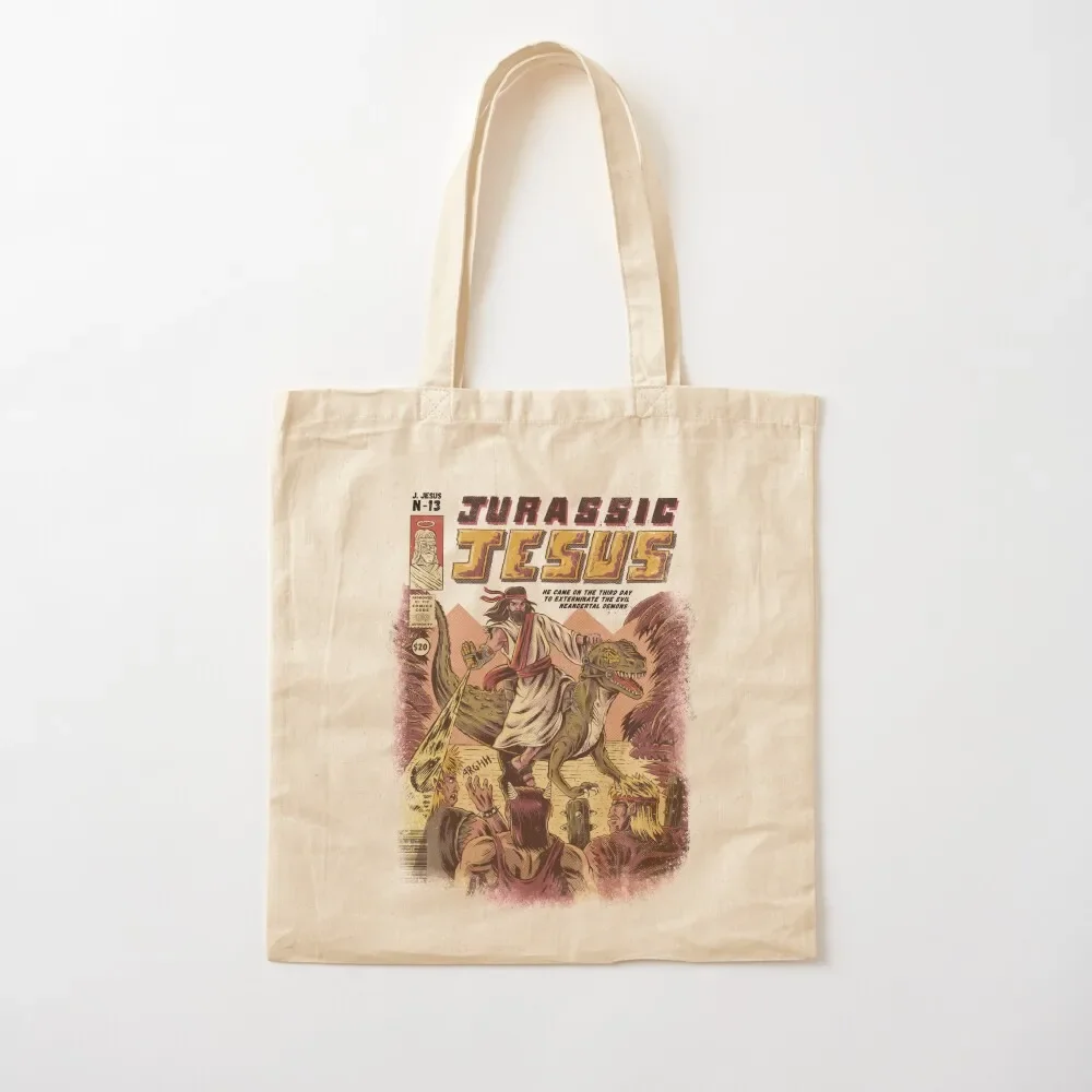 

JURASSIC JESUS Tote Bag shopping bags foldable Women's shopper bag Tote Bag