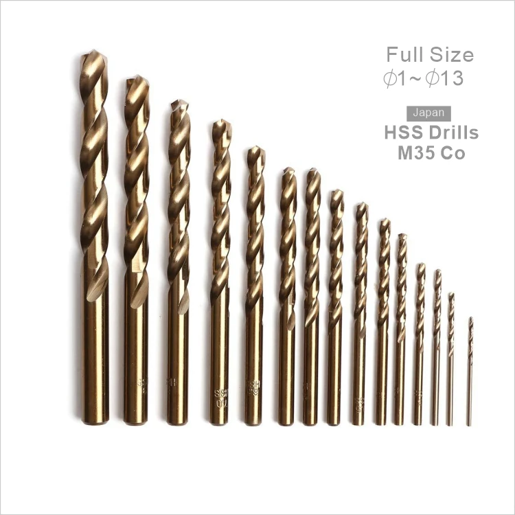 

BKEA 6542 G Accessory HSS Drill Bits for Stainless Steel Metal Twist Drill Bit Set