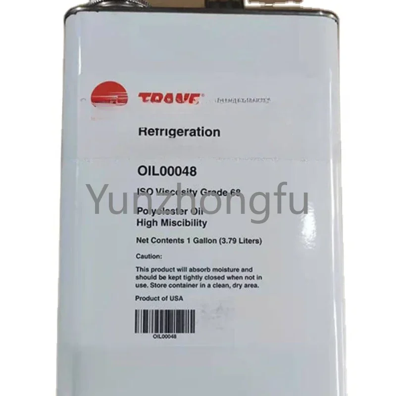 1 galon Trane OIL00048/olej-0048 smar chลodniczy/ISO 68 poliolester nowy pakiet