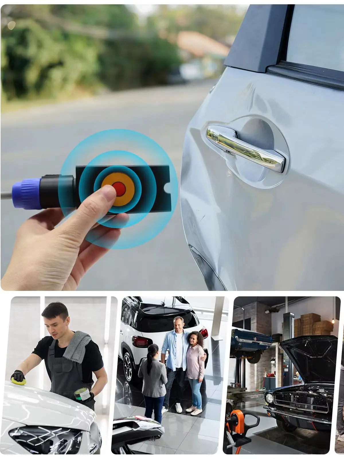 1000W Elektromagnetischer Induktions-PDR-Heizer für Autos, Werkzeug zur Dellenreparatur, Universelle Lackfreie Dellenreparaturmaschine, Hochleistungs-Magnetinduktions-Dellenentferner,