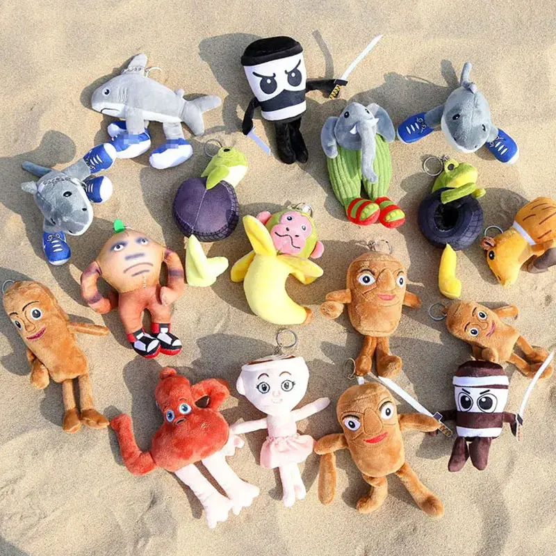 

16-18cm Plush Pendant Keychain Stuffed Peluche Toy Tralalelo Tralala Italian Brainrot Tung Tung Tung Sahur Plush Soft Toy Gifts