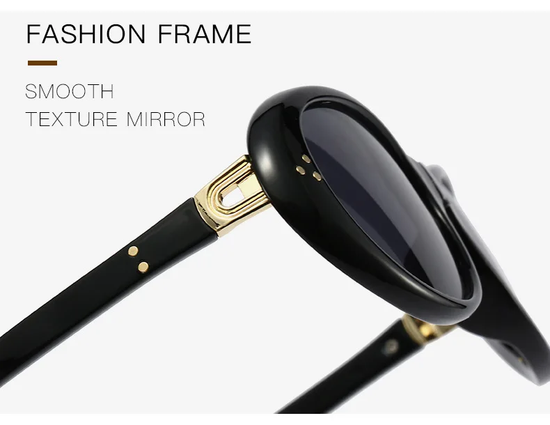 2025 Nieten ovale Sonnenbrille für Damen, Markendesigner, faltbar, einfach zu transportieren, weibliche Farbtöne, UV400 – Detail 9
