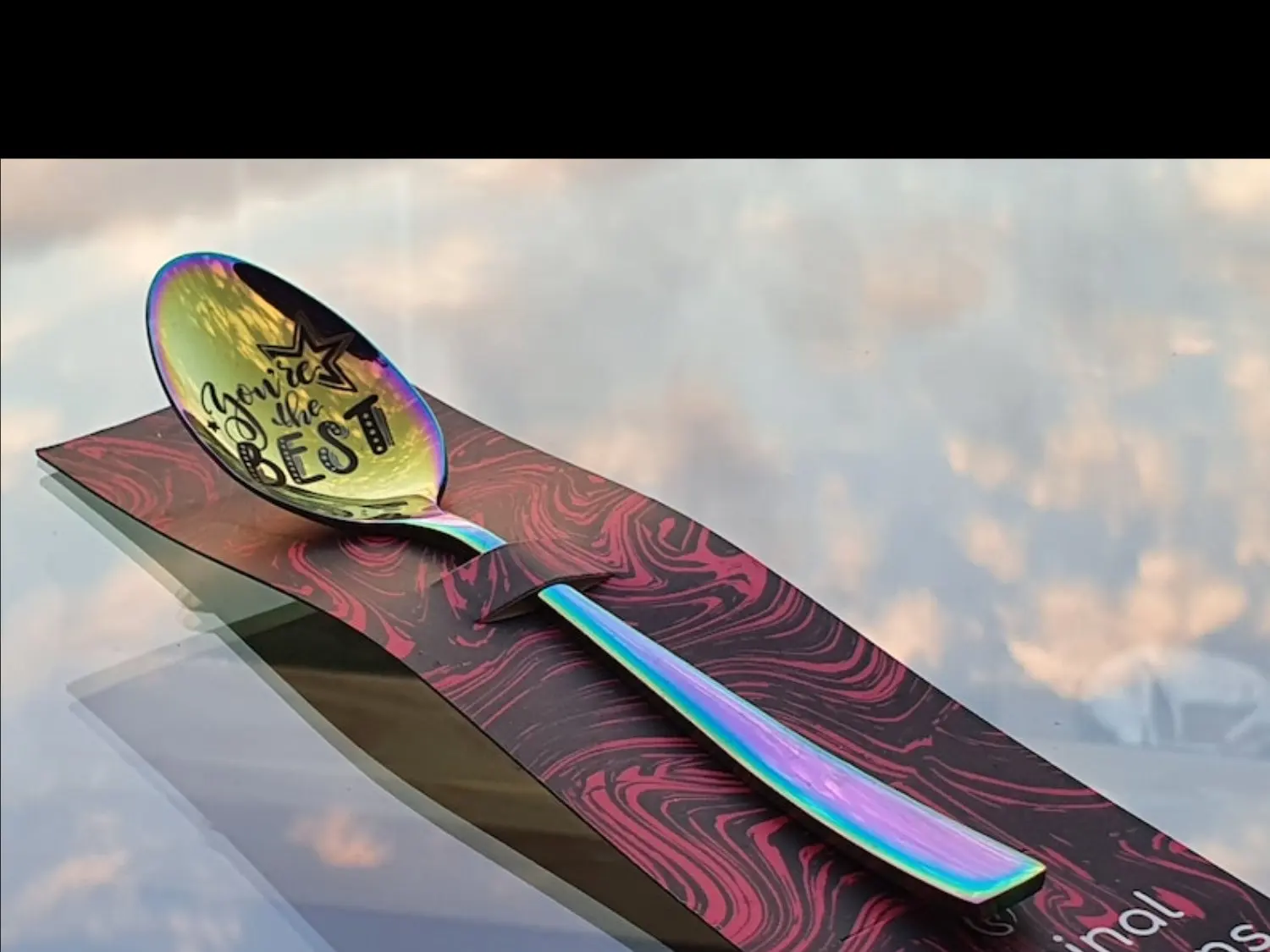 ملعقة آيس كريم، ملعقة اسم محفورة، ملعقة صغيرة مخصصة، تصميم مخصص مع الاسم والشعار، ملعقة مختومة يدويًا. إيما آيس سي #3