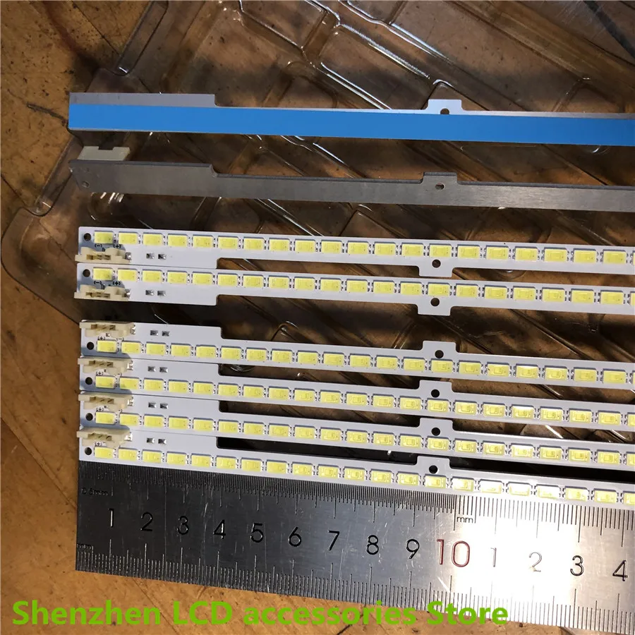4 أجزاء/وحدة LED شريط إضاءة خلفي UE55D6100 2011SVS55-FHD-5K6K-RIGHT LTJ550HW03 JVG4-550SMB-R1 100% جديد 100 مصباح 680 مللي متر