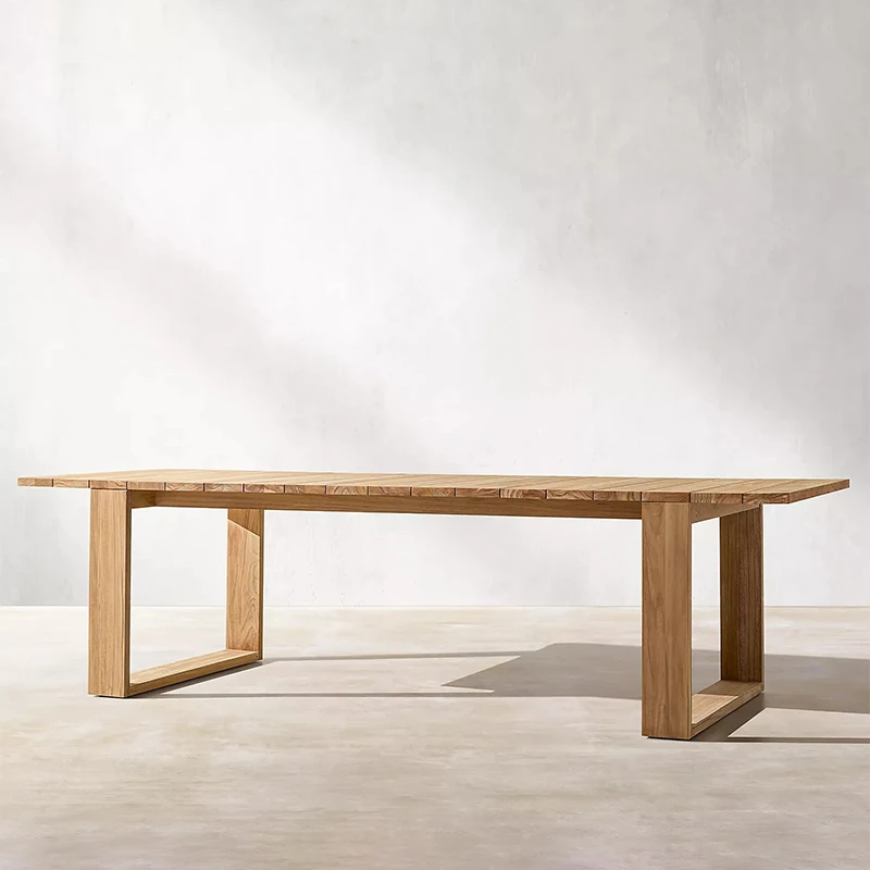 

Стол и стул из тикового дерева для отдыха на открытом воздухе