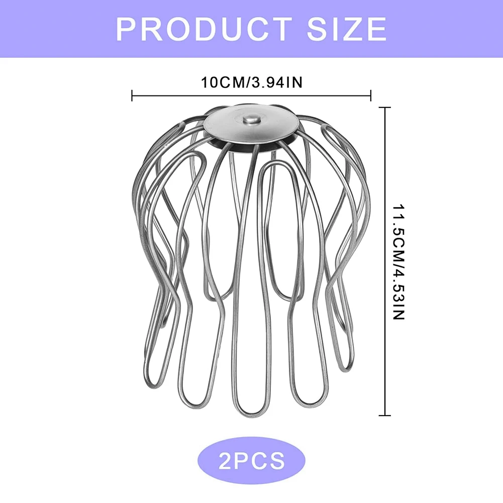 Серебряное сито для водосточной трубы, уловитель желоба из цинковой железной проволоки, регулируемый желоб, простая установка, изготовлен из цинковой железной проволоки