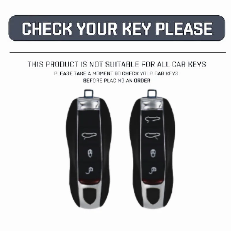 Funda de cuero para llave de coche, cubierta de Metal para Porsche Cayenne 958 911 Lepin 996 Macan Boxster Panamera 997 944 924 Panamera 718 971 9YA