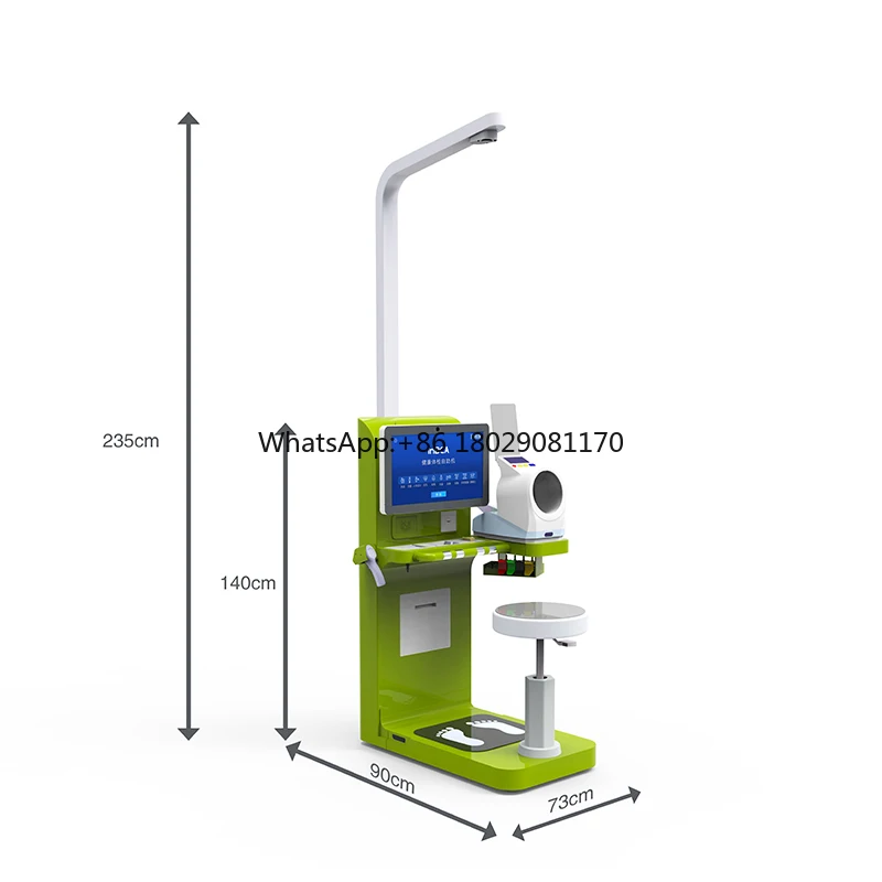 Health Vending Height And Weight Professional Logic Composition Fat Body Impedance Analyzer Machine Analyser Detector Analysis