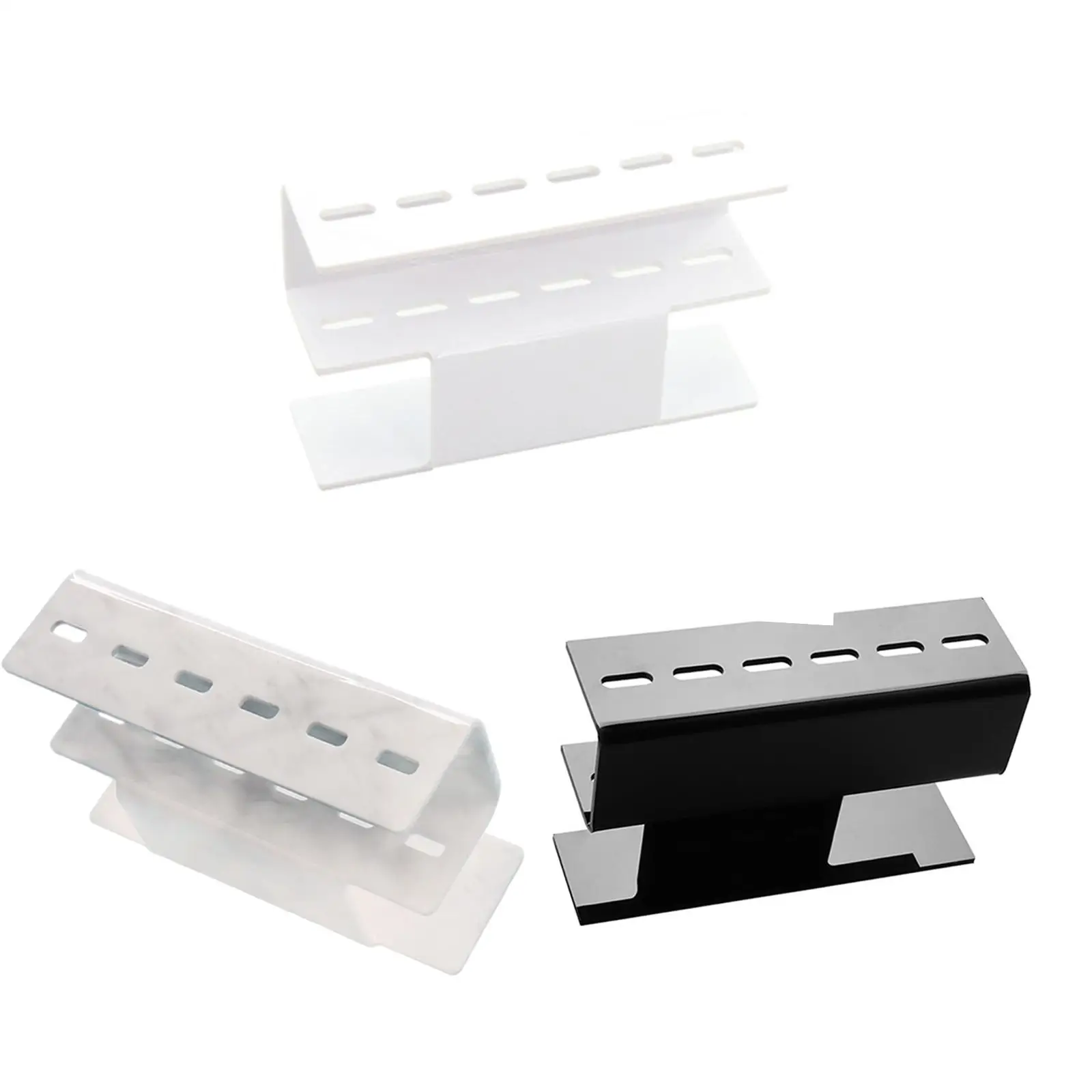 Support d'affichage en acrylique durable, porte-outils d'extension, supports de rangement, grattoir, ciseaux, organisateur de rack - 6 trous
