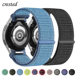 Cinturino in nylon per Samsung Galaxy Watch 7 6 5 4 44mm 40mm 5 pro 45mm Sport 20mm braccialetto Galaxy Watch 6 Classic 47mm 43mm cinturino