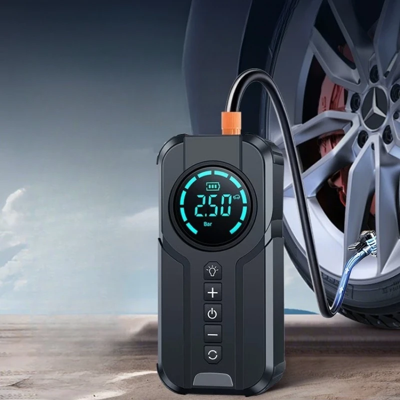 Car starting power supply, car air pump all-in-one machine, strong start beating artifact