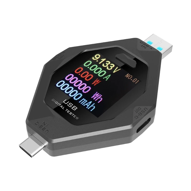 USB C Power Delivery Diagnostic Tester Type C USB Tester for Enthusiasts Dropship