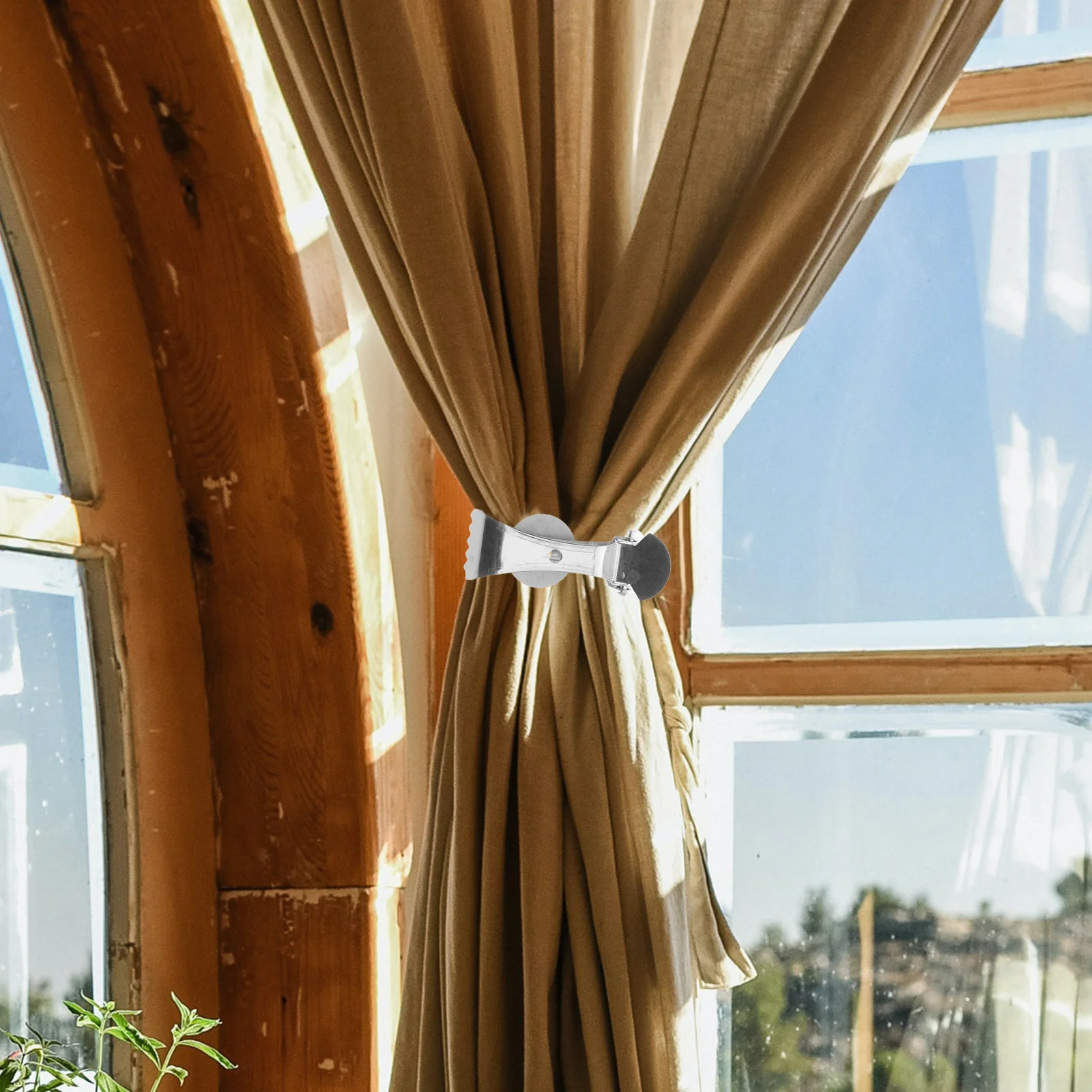 

10pcs Curtain Clips Metal Stainless Steel Wide Mouth Serrated Grip For Heavy Drapes Shower Outdoor Tiebacks Hold Down Brackets