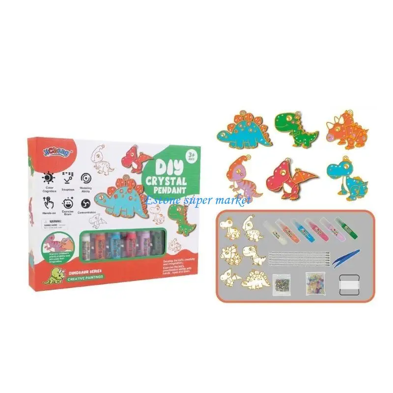 

090B Рождественские поделки 5D картина с кристаллами DIY кулон проект комплекты материалов красочный «Ловец солнца» подарок