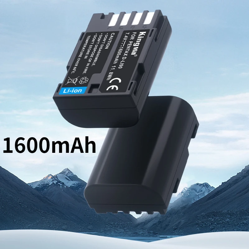 

1600mAh 7.4V D-LI90 Battery Pentax 645Z K7 K5 K3 K52s K01 Camera Battery Charger SetAccessories & Parts Digital Batteries Parts