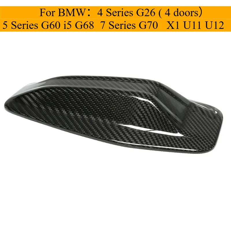 

Real carbon fiber antenna shark fin cover suitable for BMW 4/5/7 series G26 G60 G70 X1 X2 U11 U12 dry carbon fiber antenna cover