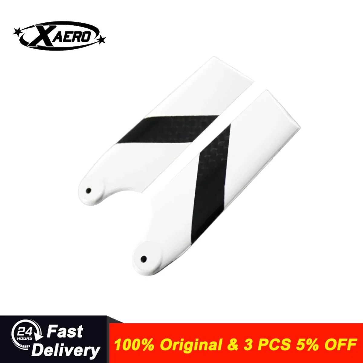 

XAERO Tarot 480 450L Carbon Fiber Tail Rotor Blades for ALIGN GAUI X3 Helicopter TL2836-01 RC Helicopter Parts Spare Accessories