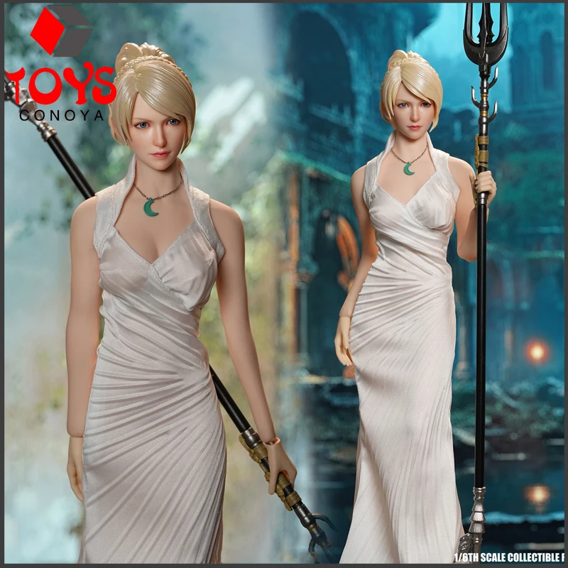 SUPER DUCK SET091 1/6 Scale Fantasy Witch Head Sculpt Dress Set Model Fit 12' TBL S10D Женский солдат Фигурка тела Кукла