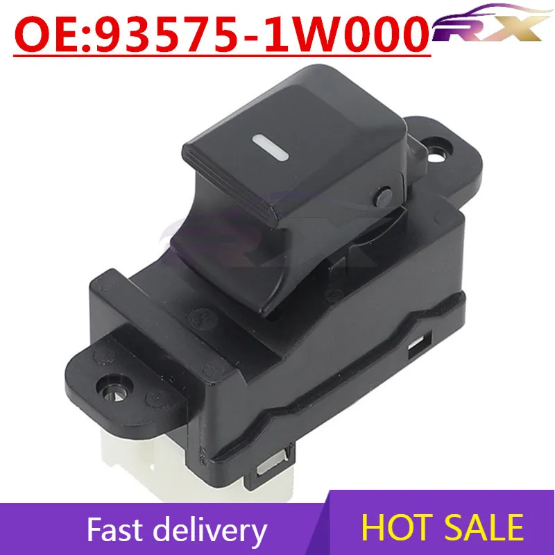 

OEM:93575-1W000 Suitable For Hyundai Kia Glass Lifter Powered Windows Single Switch