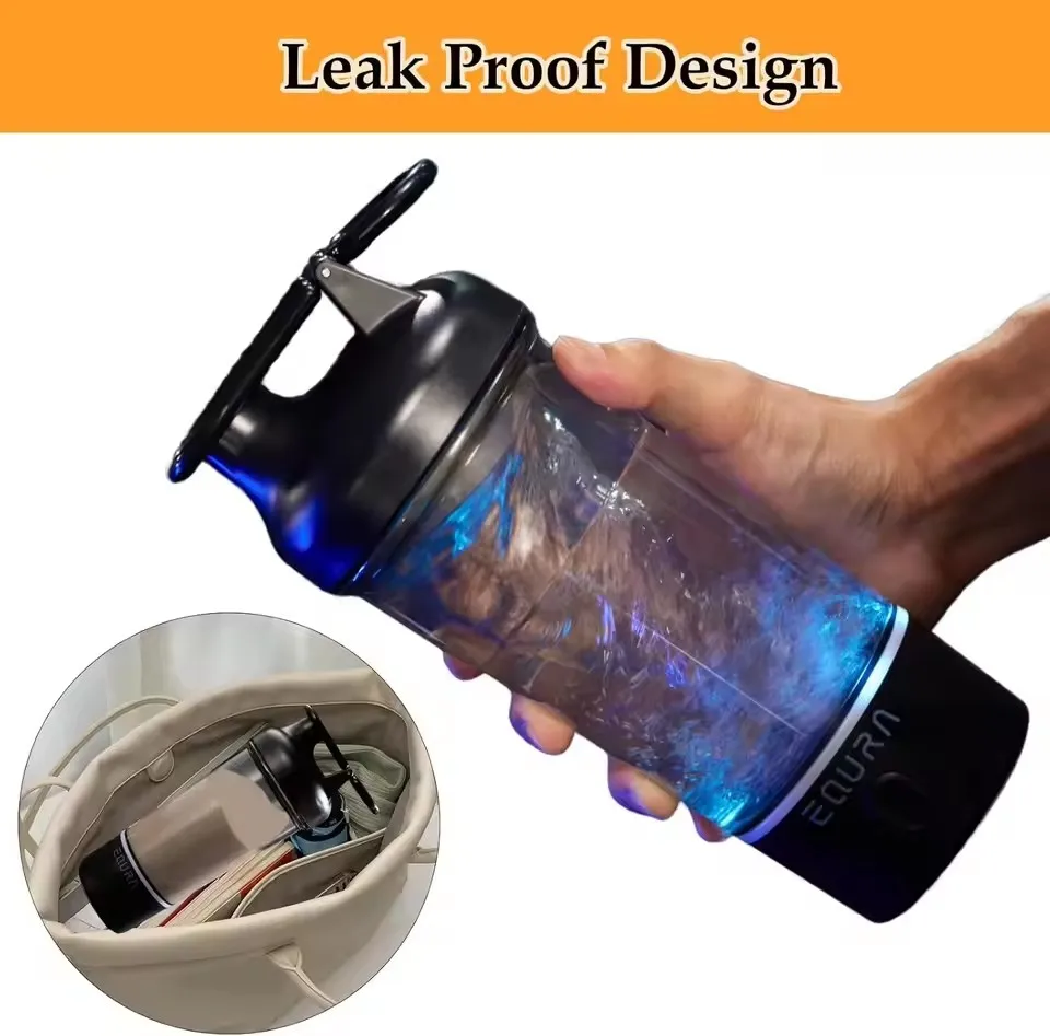 Electric Shaker Bottle, 25Oz Blender Bottles for Protein Mixes, Portable USB C Rechargeable Pulse Protein Shake Bottle, BPA Free