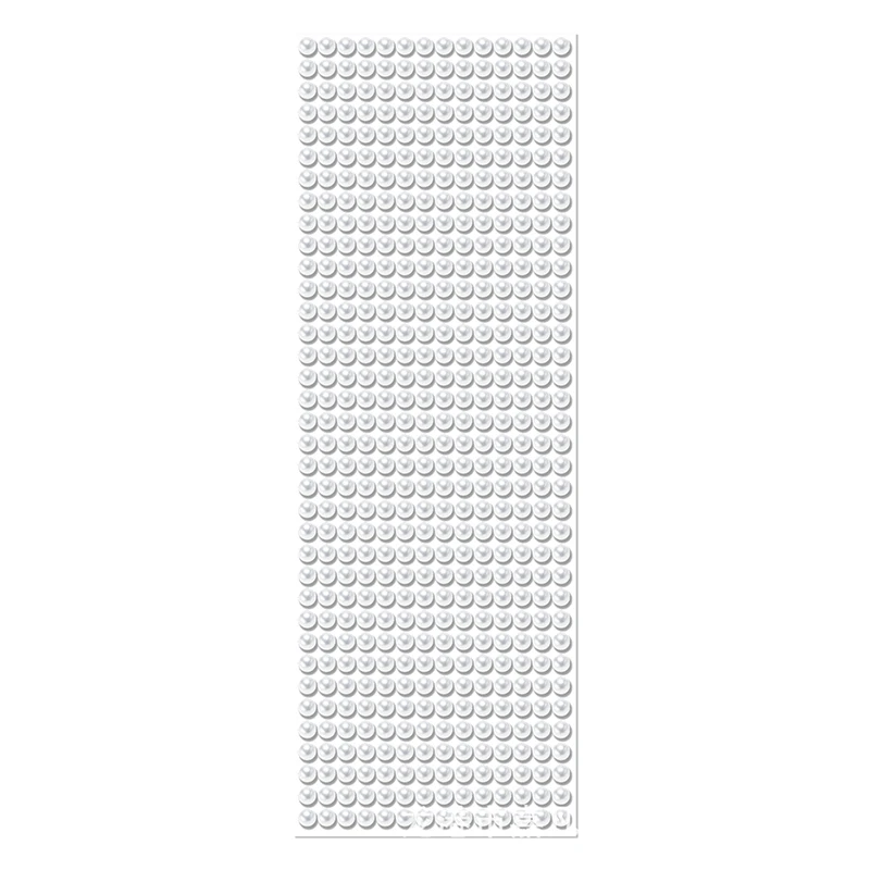 4PCS Pearl Sticker 3mm/4mm/5mm/6mm White/Beige/Color Pearl Sticker Decor Rhinestones DIY Charm Clothes Nails Home Accessories