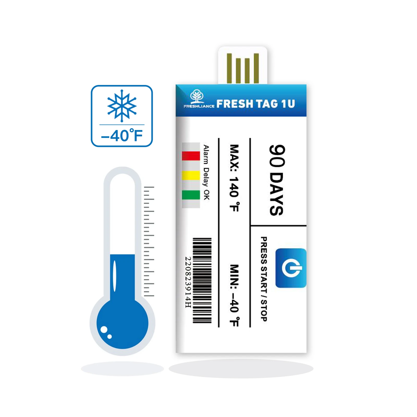 3PCS Registrador de dados de uso único Transporte PDF Registrador de dados de temperatura USB