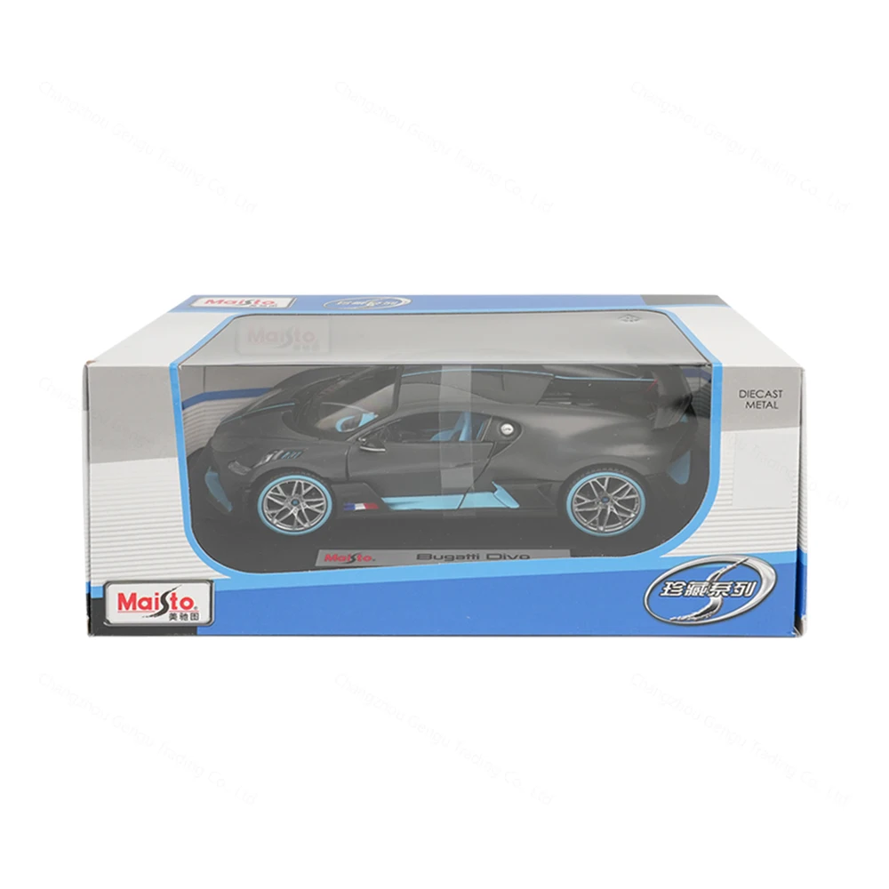 Maisto-coche deportivo Bugatti Divo 1:24, vehículo estático fundido a presión, modelo coleccionable, Juguetes