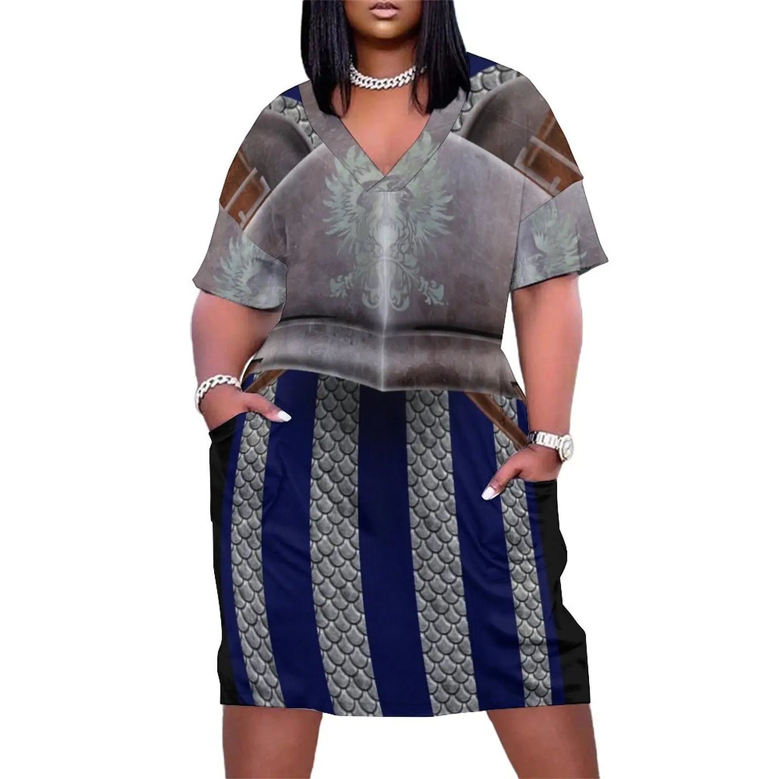 

Warden Commander Loose Pocket Dress Dance dresses Elegant gowns