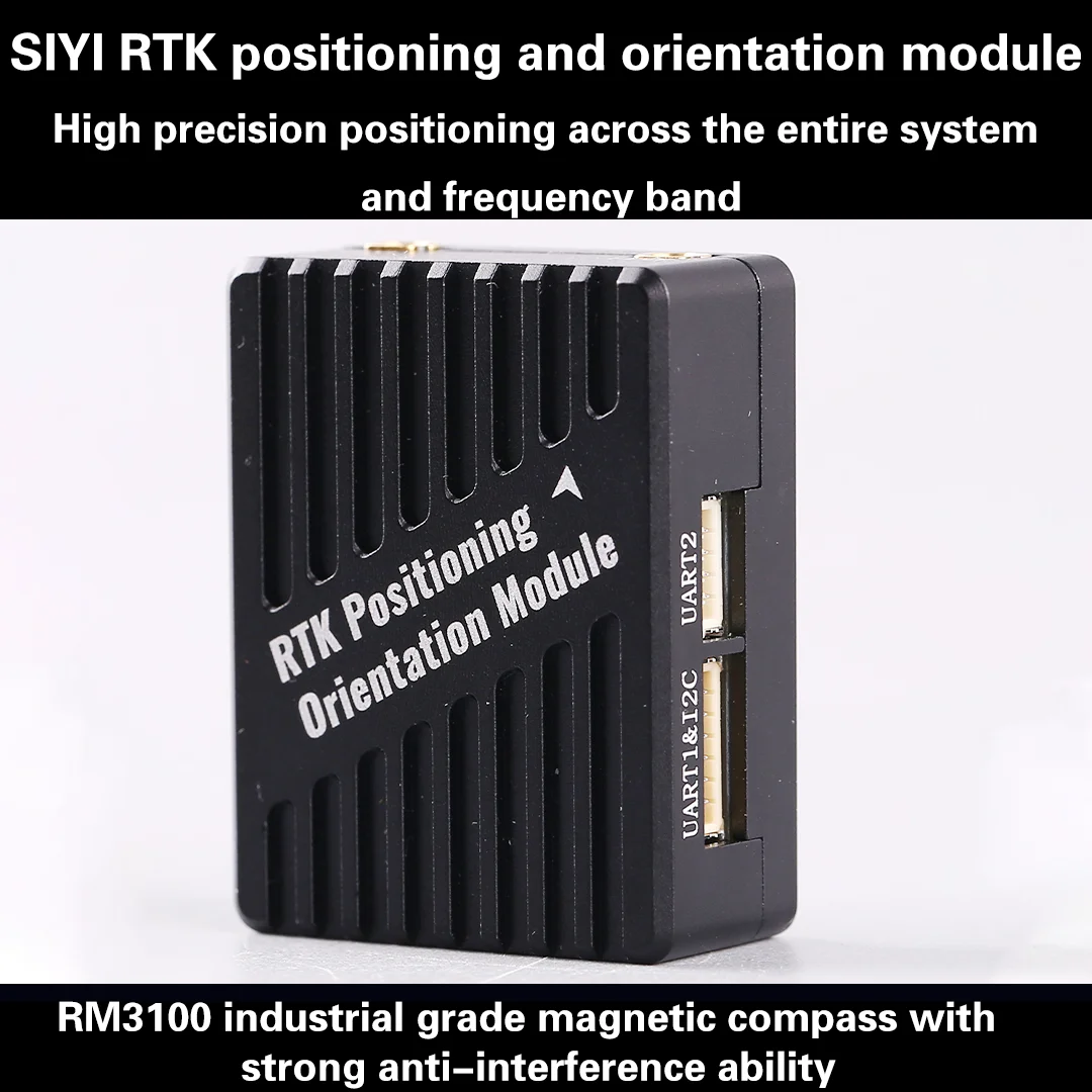 SIYI RTK Positioning and Orientation Module with RM3100 Industrial Magnetic Compass Single-Module Dual-Antenna Orientation