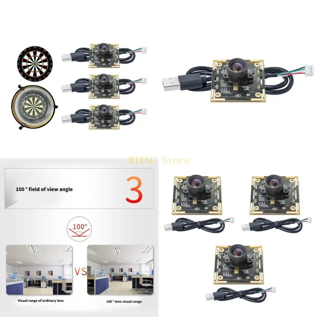 

Set Of 3 OV9732 Camera Modules 1MP 1280x720P 100 Degree Field Of View Perfect For Dart Scoring Applications best sale
