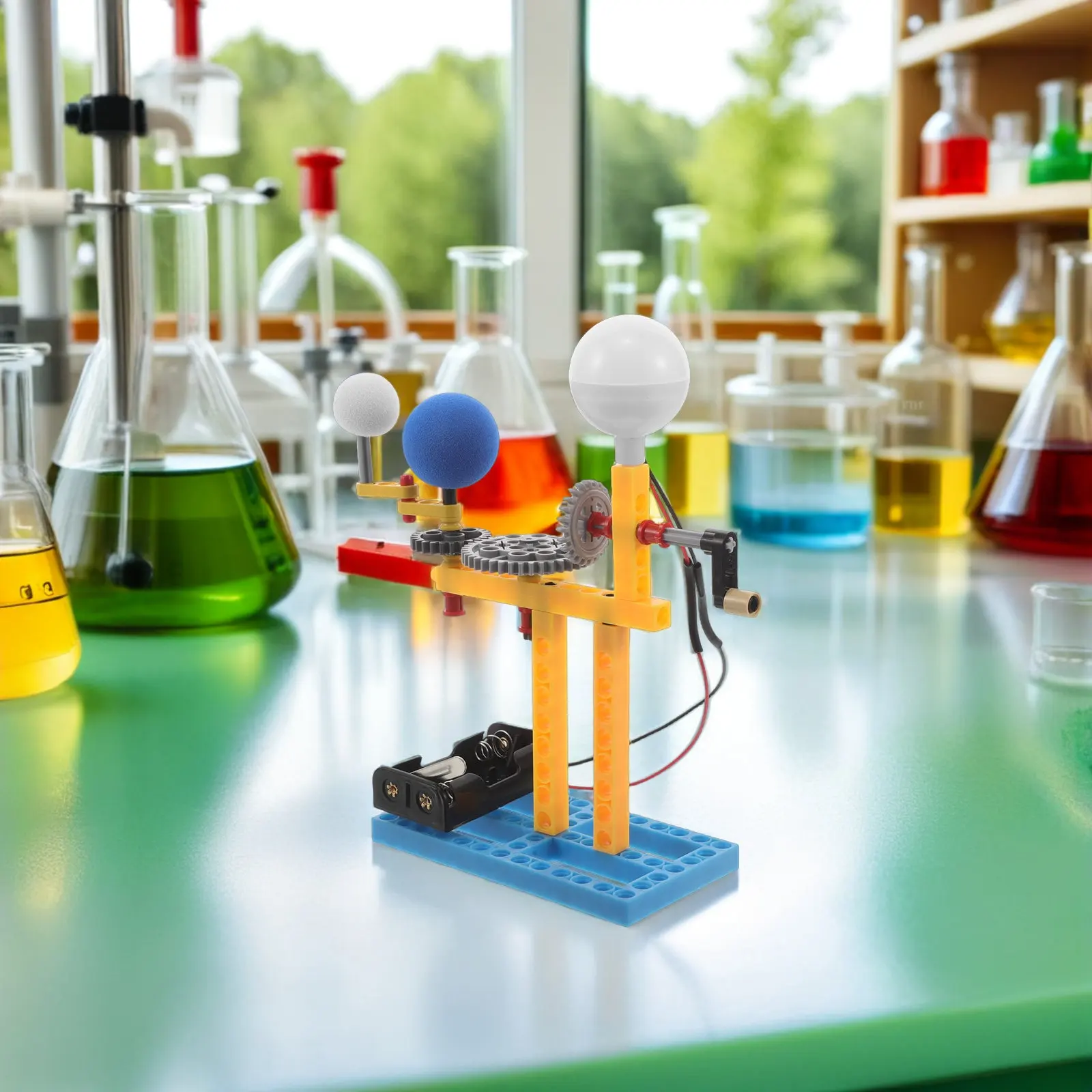 

Трехшариковый макет Солнечной системы: высокоточный инструмент для изучения астрономии, обучения в классах и научно-образовательных целей