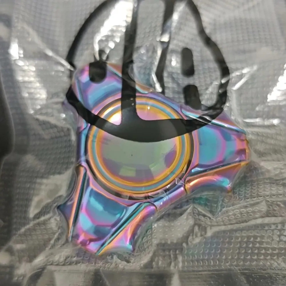 DLEDC 팡스 피젯 스피너 오픈 네일 자이로 티타늄 오리지널 디자인 불안 완화 기구 삼엽 피젯 스피너