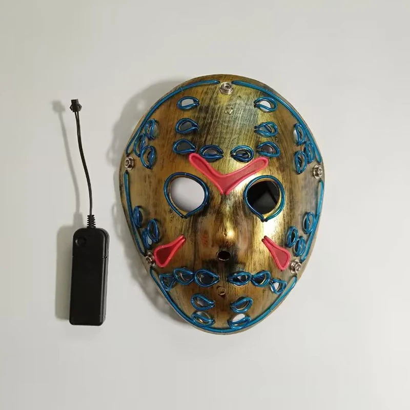 할로윈 프레디 VS 제이슨 마스크 하키 마스크 코스프레 영화 테마 용품 남여 풀 페이스 마스크 카니발 소품