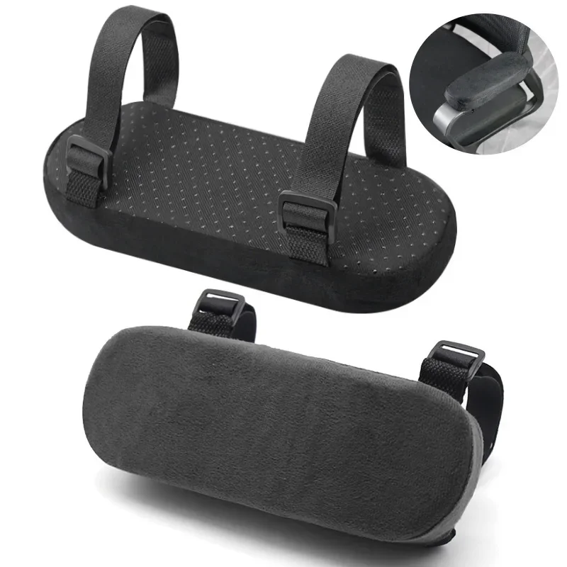 1/2Pcs Armrest Pads for Office Chair Car Elbow Support Cushion Memory Foam Arm Pressure Relief Pads Armrest Cover Cushion Pad