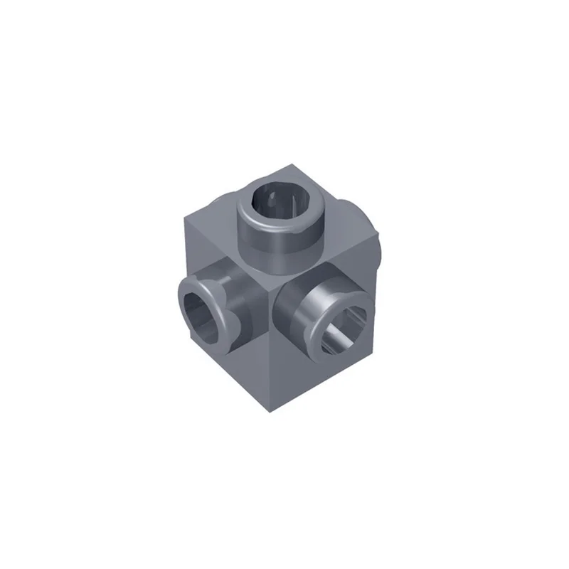 50 Stück 4733 Modifizierte 1x1-Steine mit 4-Seiten-Stiften, Modulare GBC-Spielzeugteile für Technische MOC-Bausteine – Detail 8