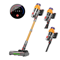 Cordless Vacuum Cleaner,50KPa 550W 40Mins Self-Standing Stick Vacuum for Home,Removable Battery Vacuum Cleaners with Touchscreen