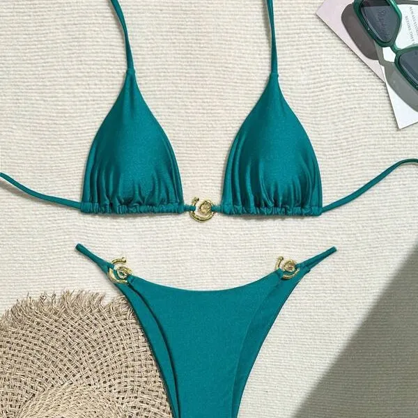 

2025 New Bikini Set Bikinis Sexy Women Swimsuits Female Swimwear Bathing Suit Brazilian Swimming Suits Beachwear Biquini Summer