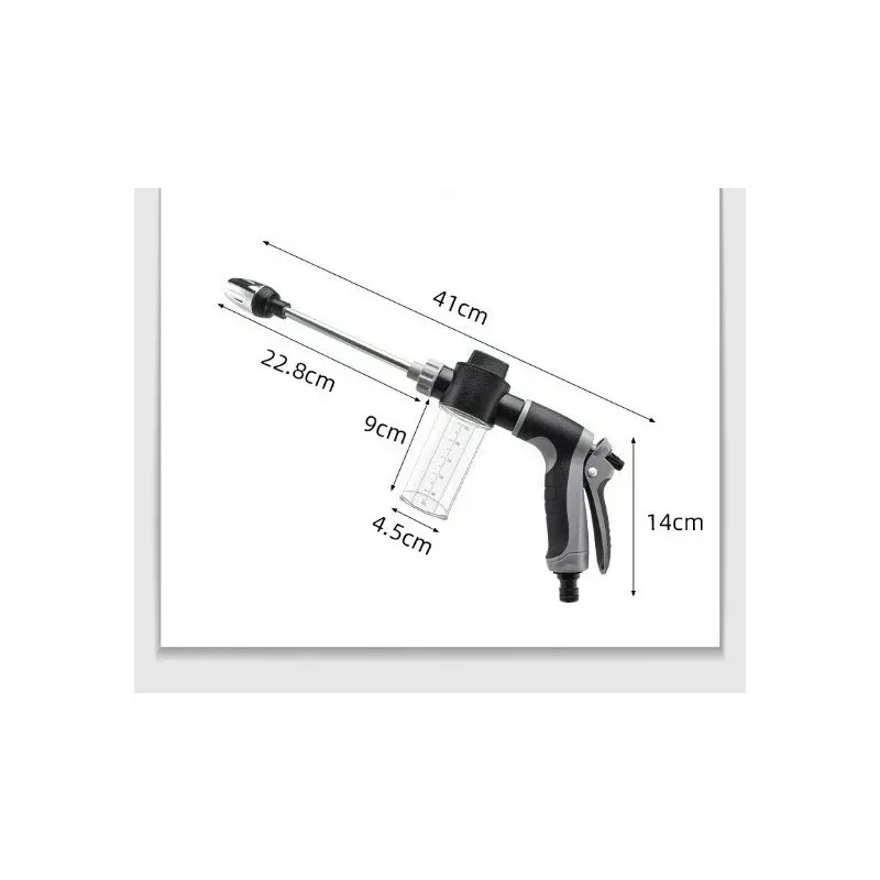 For High-Pressure Car Wash Foam Gun, Adjustable Spray Nozzle for Car Cleaning, Watering, Include Pressure Spray Bottle - Image 5