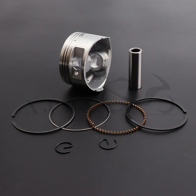 GY6-200 62.5mm piston and ring set for 4 stroke air cooled scooter moped ATV QUAD GY6 125 GY6 150 152QMI 1P52QMI 157QMJ 1P57QMJ