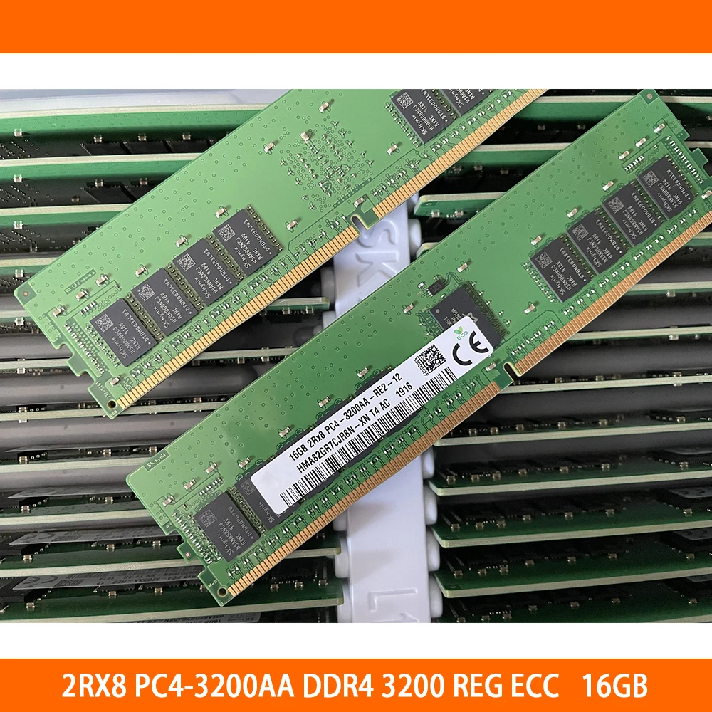 1PCS RAM 16GB 16G 2RX8 PC4-3200AA DDR4 3200 REG ECC Server Memory High Quality Fast Ship