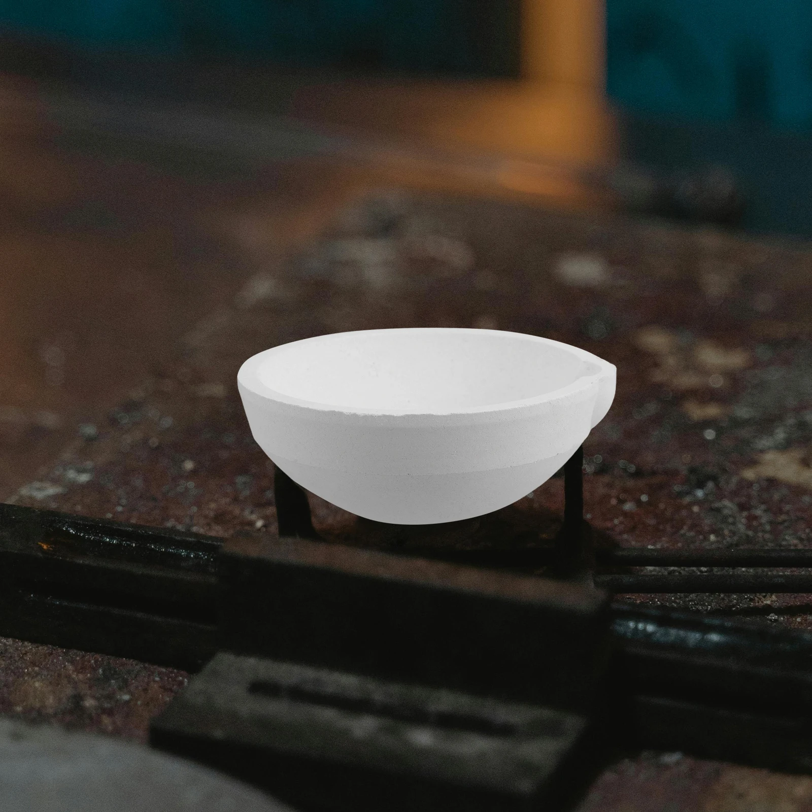 

High Temperature Quartz Crucible Bowl for Melting Metal Aluminum Jewellery Casting Tools Compact Portable Home Use