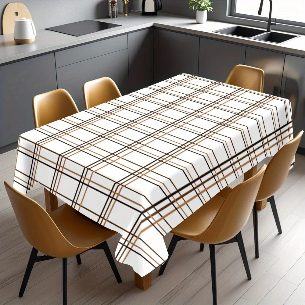 Waterproof Tablecloth Picnic Blanket Outdoor Dining Table Cover for Patio Cafe Indoor Use