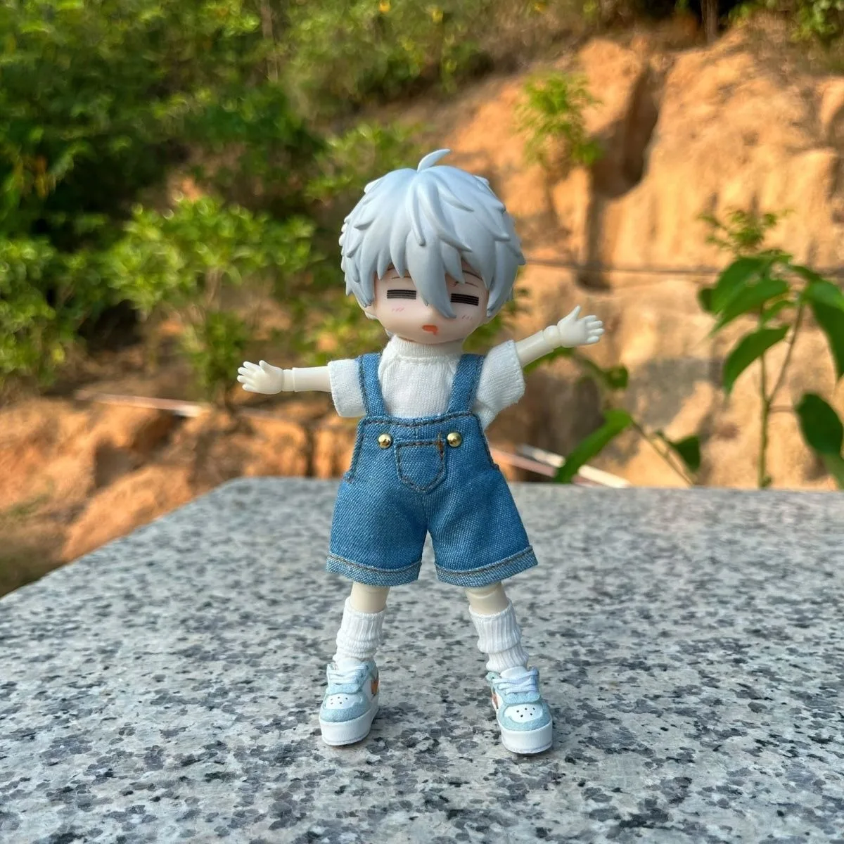 Ob11 手作り人形服 1/12 BJD カーディガン ニットアウター