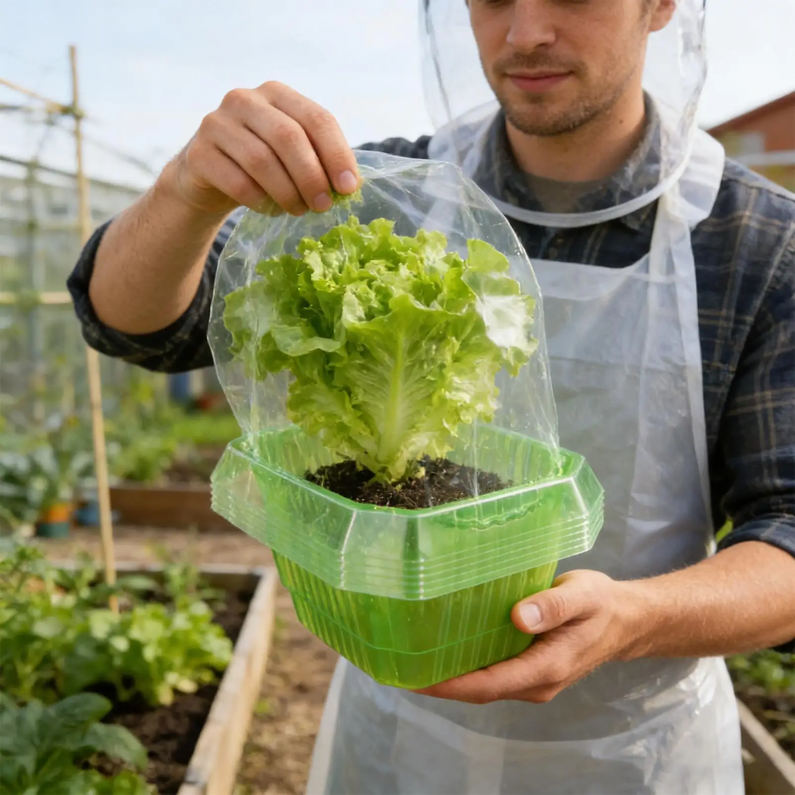 

Garden Cloches for Plants 20-Piece Protective Reusable Garden Dome Vegetable Protector for Vegetable Flower Salad Seedling