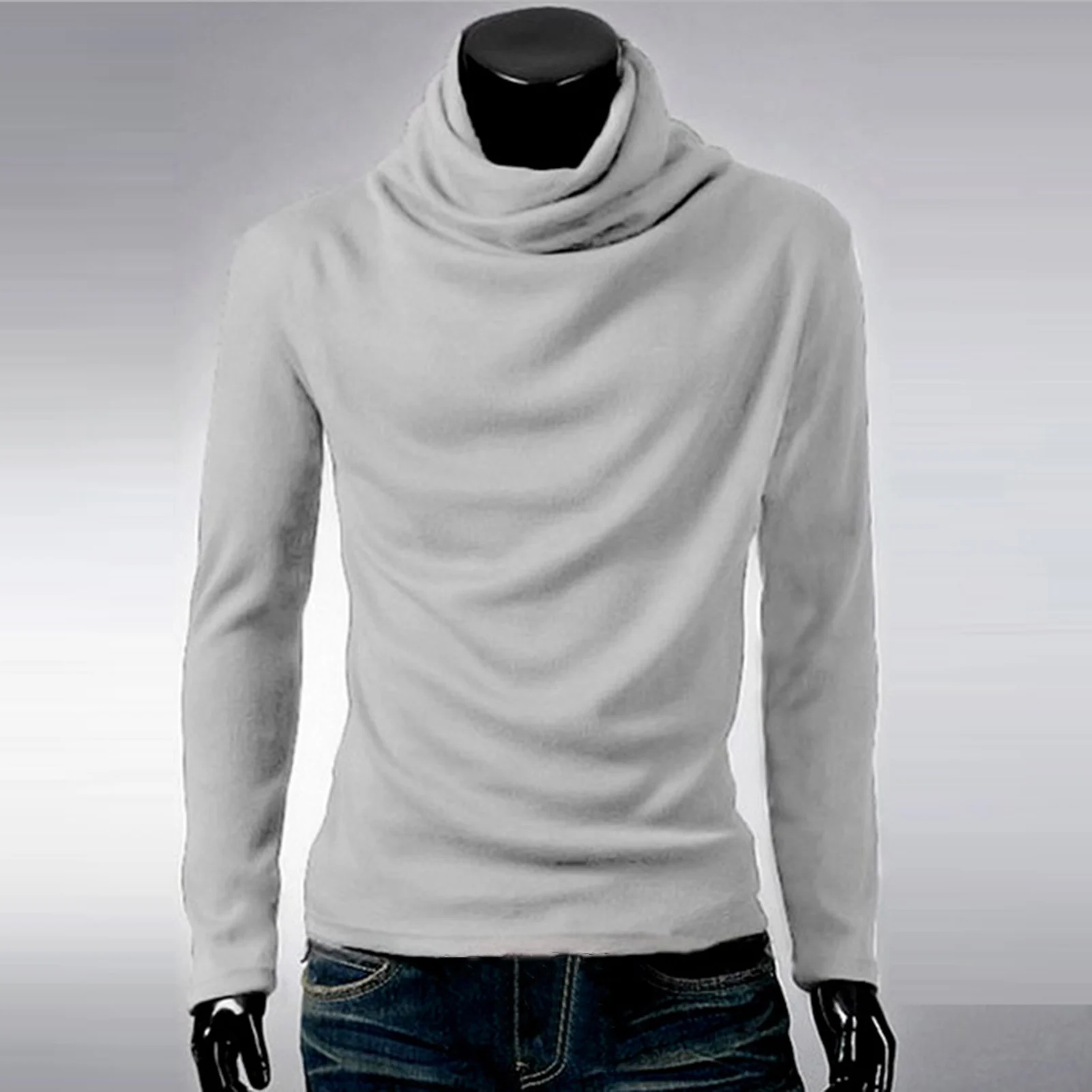 Men Sweatshirts Long Sleeve Diagonal Zipper Cotton Sports Hoodie Coat Top Hoodies Male