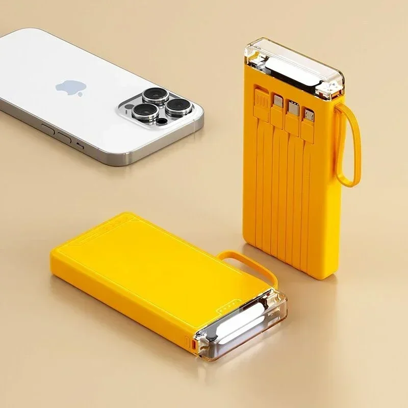 mini 50000mAh Power Bank Super Fast Chargr PowerBank Portable Charger External Battery Pack for iPhone Xiaomi Samsung